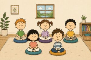 young meditators