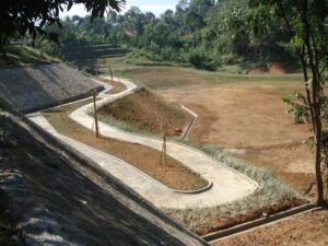 Dhamma Java Vipassana Meditation Center Bogor Indonesia walking path male