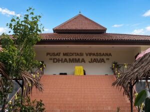 Dhamma hall at Dhamma Java Vipassana Meditation Center Bogor Indonesia